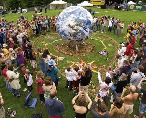 10' EarthBall, IslandFest, Whidbey Island, WA