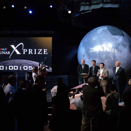 12' Moon Globe for Google Lunar X-Prize Custom Globes