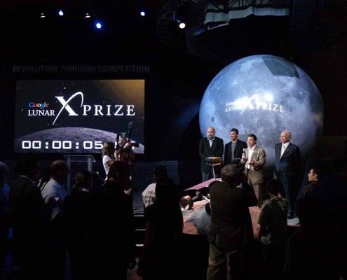 12' Moon Globe for Google Lunar X-Prize Custom Globes