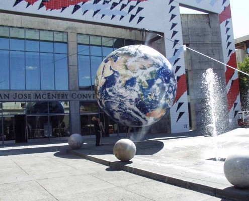 16' EarthBall, Space Conference, San Jose, CA