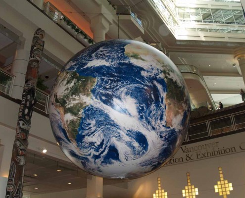 16' EarthBall, UN World Urban Forum, Vancouver, BC