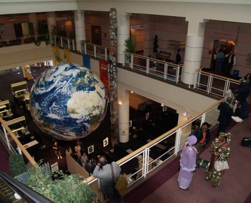 16' EarthBall, UN World Urban Forum, Vancouver, BC