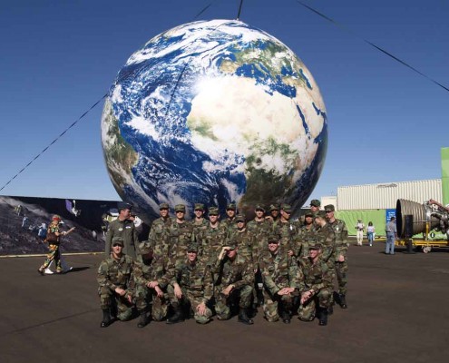 16' EarthBall, Space Symposium, Los Cruces, NM