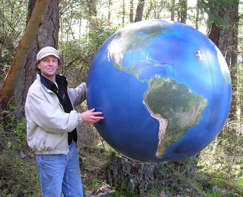 4' Cloudfree EarthBall for The Spanish National Institute for Aerospace Technology (INTA) Custom Globes