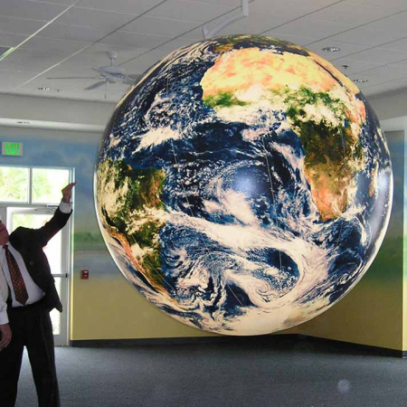 7' illuminated EarthBall