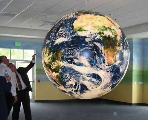 7' illuminated EarthBall