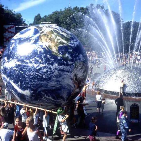 16' EarthBall, Bumbershoot, Seattle, WA