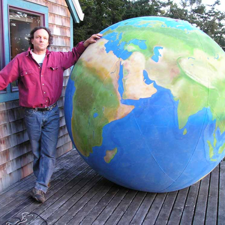 6' Canvas EarthBall for New Games Custom Globes