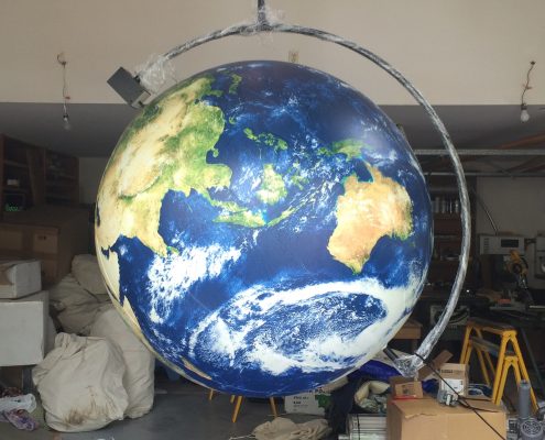 5'semi-meridian Large Globe Semi Meridian Scaled 5 foot diameter