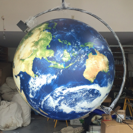 5'semi-meridian Large Globe Semi Meridian Scaled 5 foot diameter