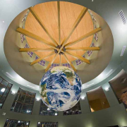 Night views of Global Outreach Center